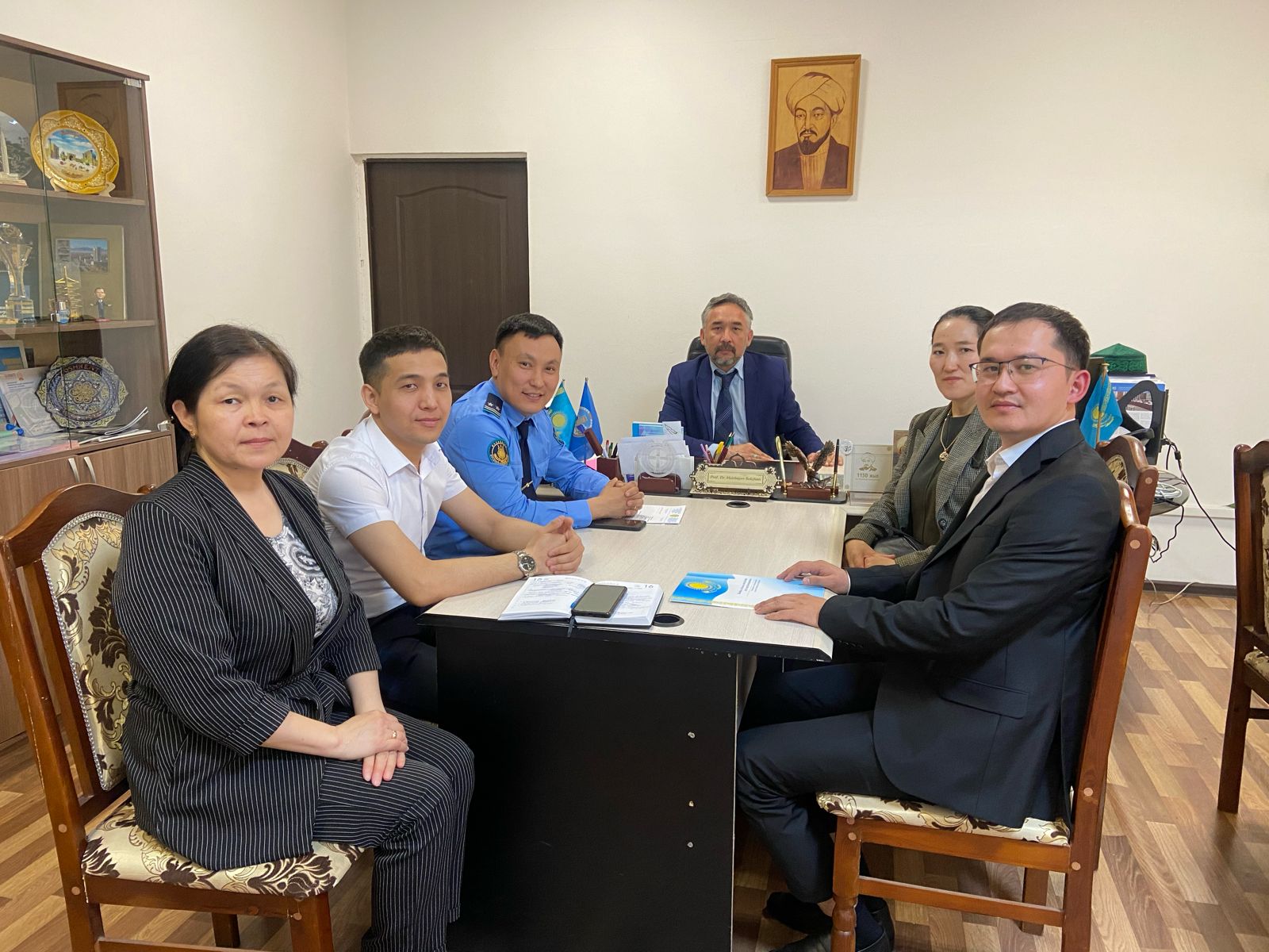 Встреча с сотрудниками Департамента уголовно-исполнительной системы Жамбылской и Костанайской областей по профориентационной работе